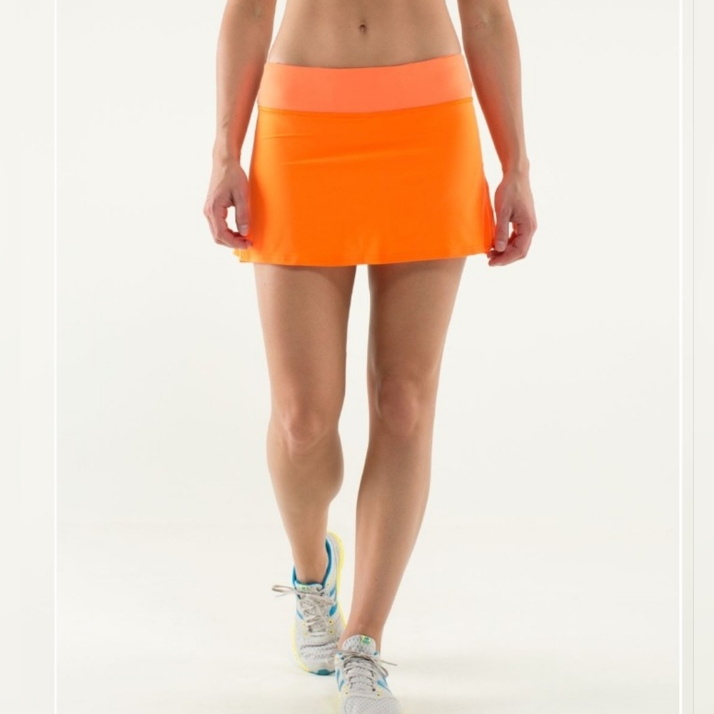 lululemon athletica Orange Skort